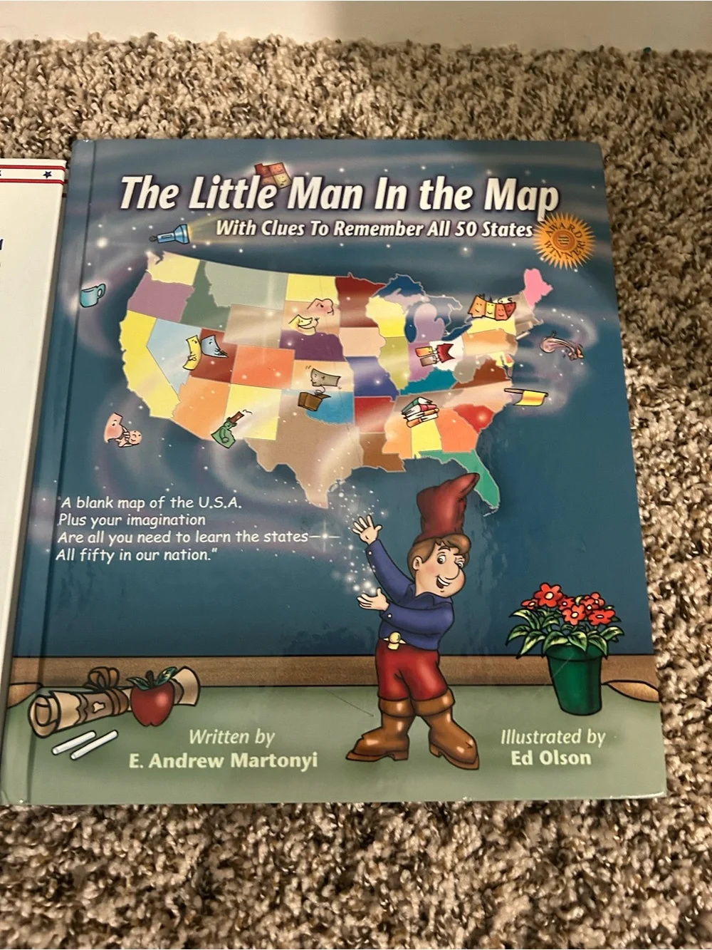 Our 50 States & The Little Man in the Map - Kids Book Set